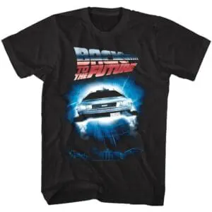 Back to The Future DeLorean Flying Car T-Shirt