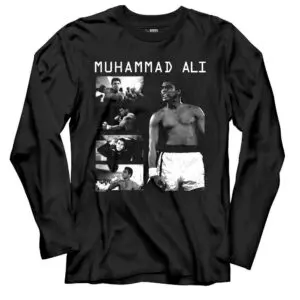 Muhammad Ali Photo Collage Men’s Long Sleeve T Shirt