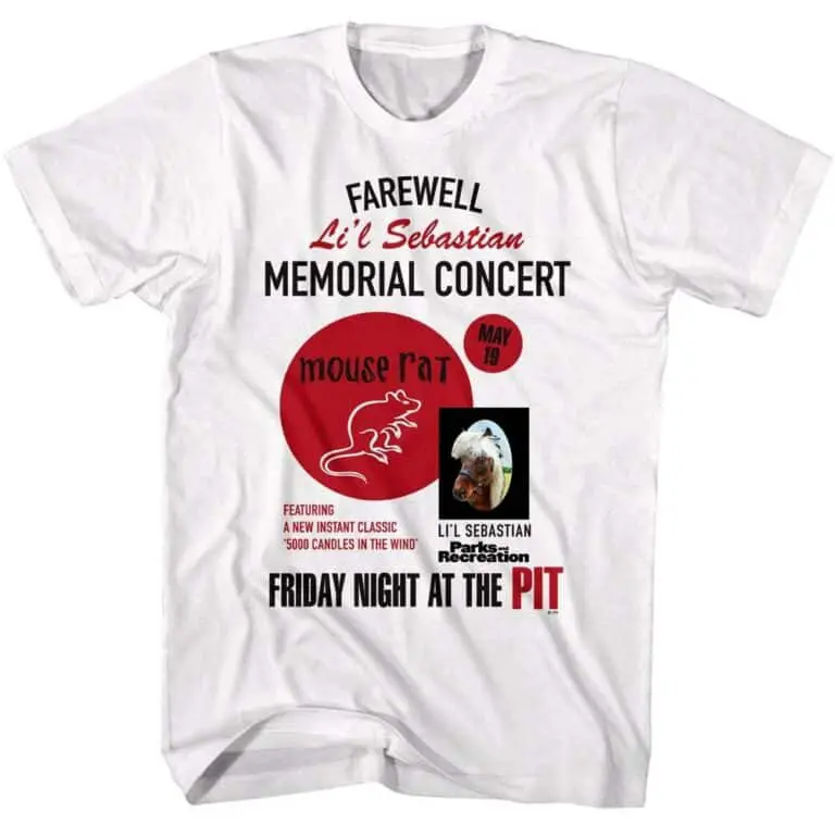 Parks and Recreation Lil Sebastian Memorial Men's T Shirt