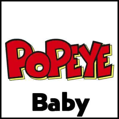 Popeye baby clothing