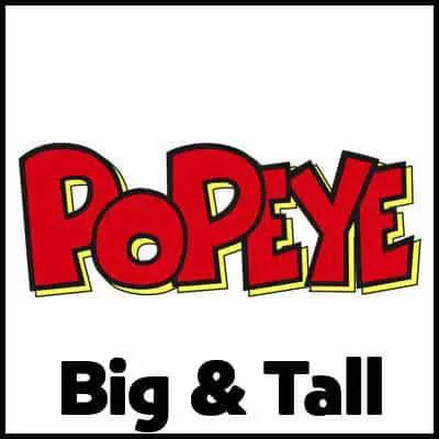 Popeye Big & Tall tees