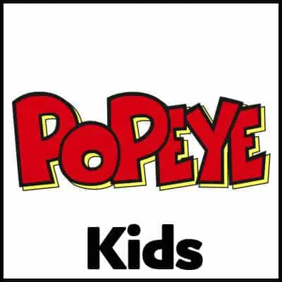 Popeye kids t shirts