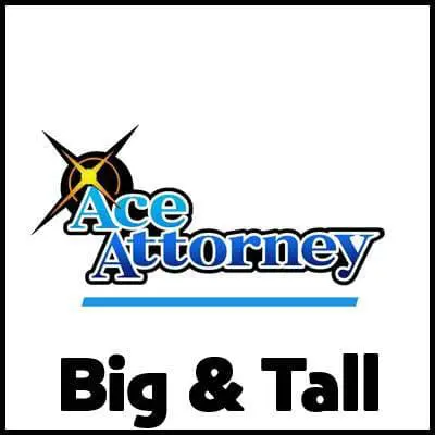 Ace Attorney Big & Tall T-Shirts