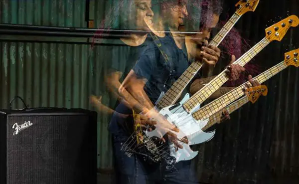 Fender on stage