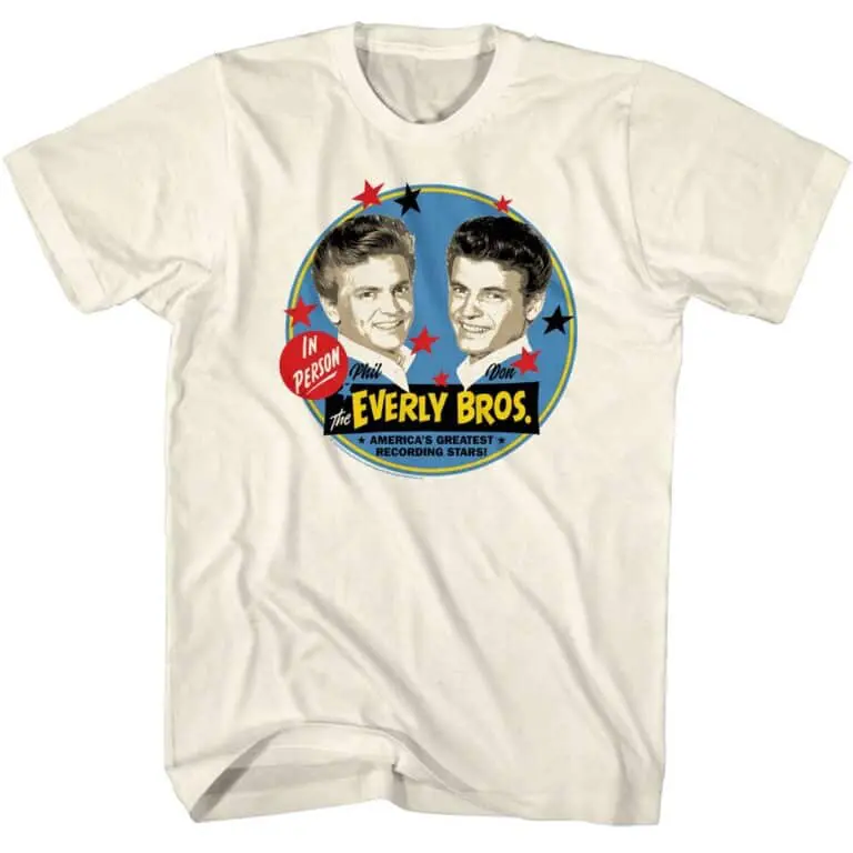 Everly Bros in Person Men’s T Shirt