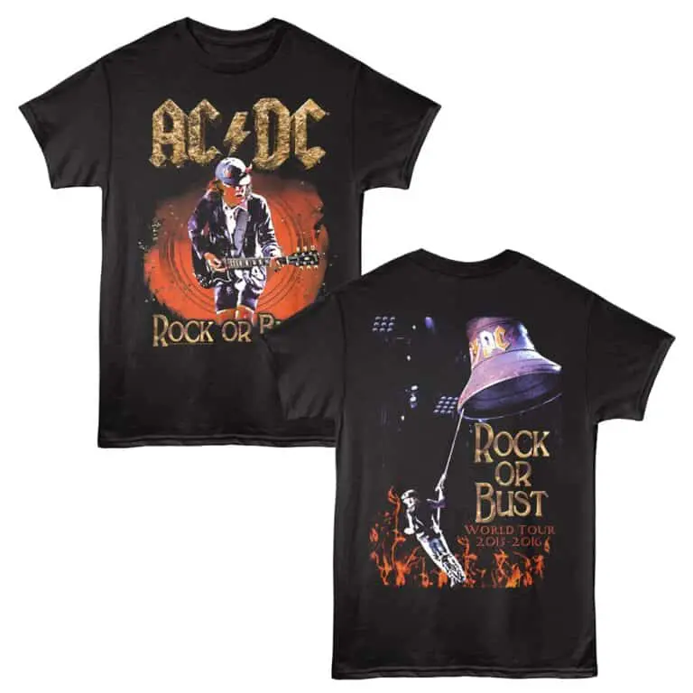 AC/DC Rock T-Shirt or bust tshirt