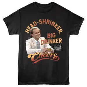 Funny beer lover t-shirt with a vintage style print, perfect for casual wear and social gatherings.
