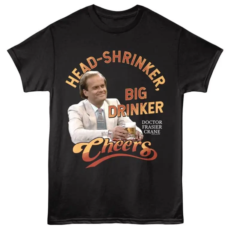 Funny beer lover t-shirt with a vintage style print, perfect for casual wear and social gatherings.
