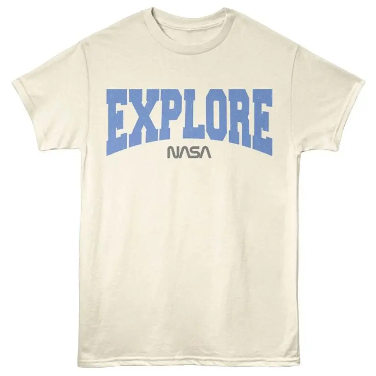 Explore NASA space graphic tee for science, space exploration, and astronaut fans.