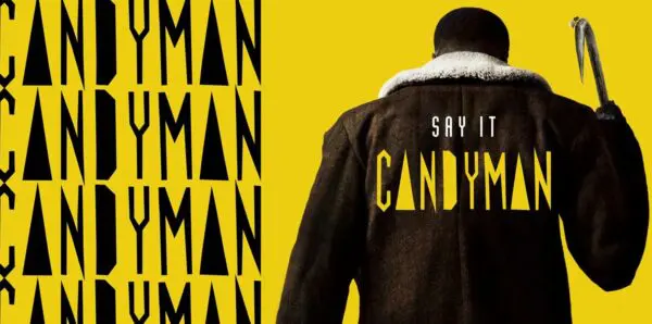 Stunning "Say It Candyman" graphic tee, perfect for horror enthusiasts and fearless fashion statements.