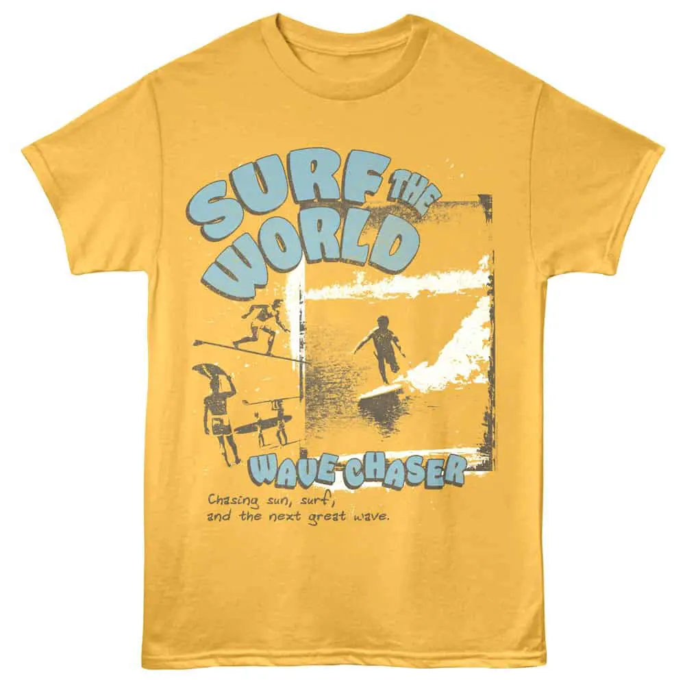 Search the World Wave Chaser Men's T Shirt