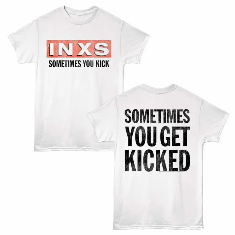 INXS Sometimes You Kick Men's T Shirt White