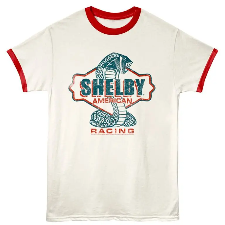 Shelby Cobra American Racing Ringer T Shirt