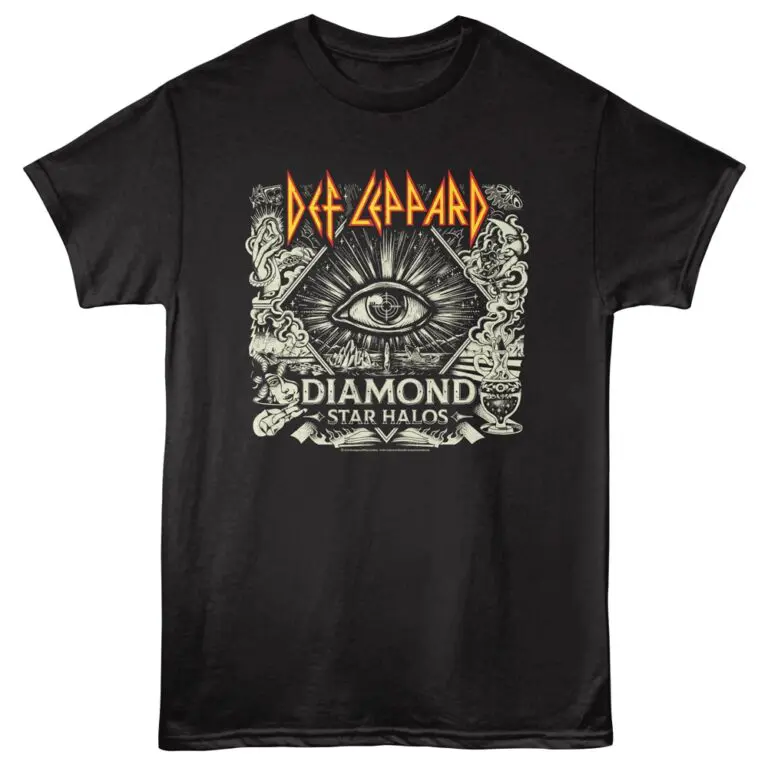 Def Leppard Diamond Star Halos Men's T Shirt