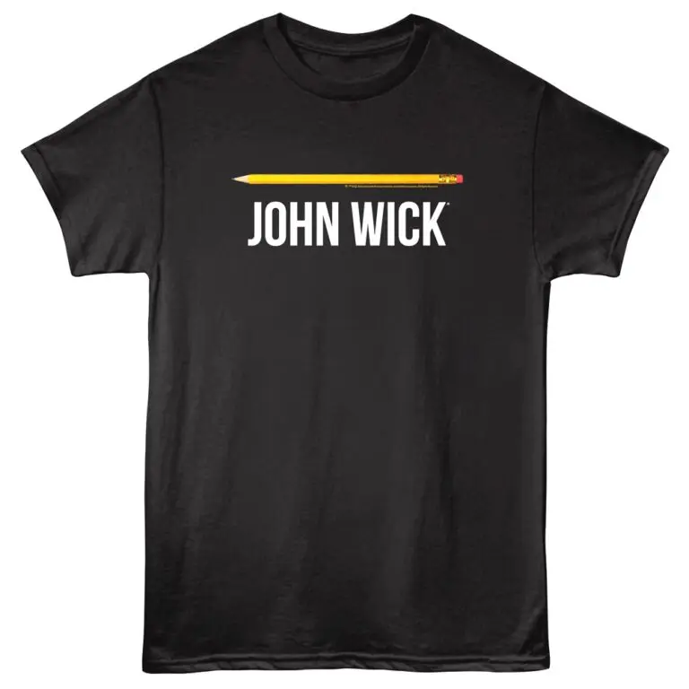 John Wick Pencil Men's T Shirt Black