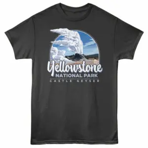 Yellowstone Castle Geyser Men's T-Shirt