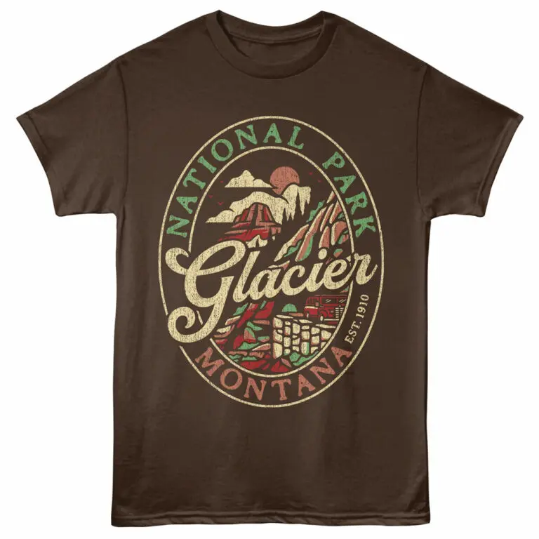 Glacier National Park Montana Men's T-Shirt