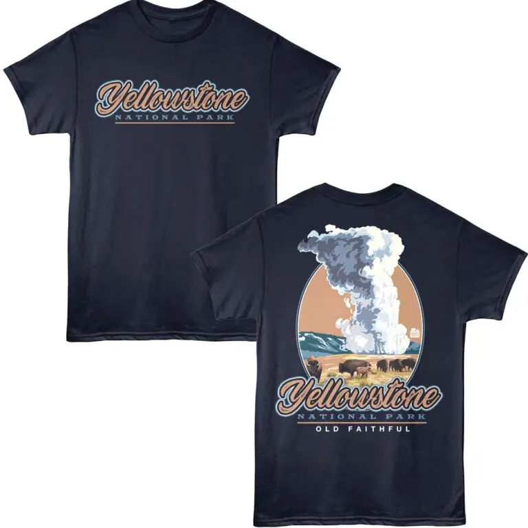 Yellowstone Old Faithful Bison Men's T-Shirt
