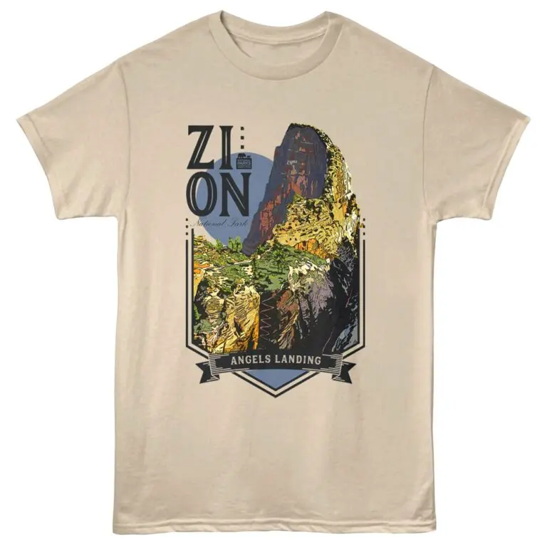 Zion Angels Landing Men's T-Shirt