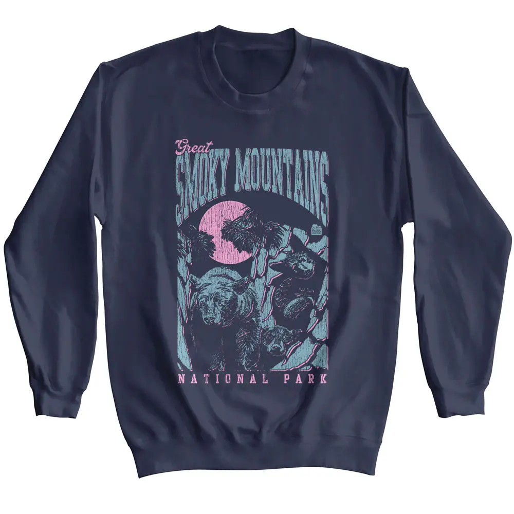 Great Smoky Mountain Night Bears Sweater