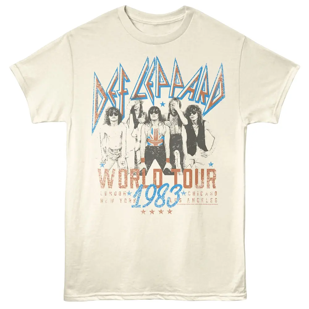 Def Leppard World Tour 1983 Men's T-Shirt