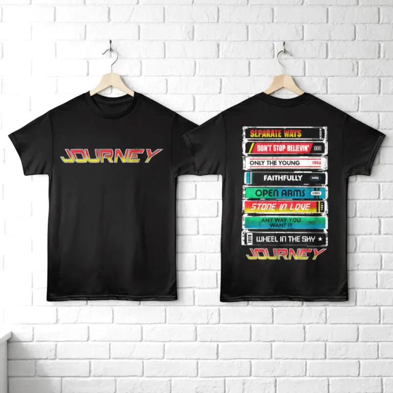 Journey Tape Deck Hits Men’s T Shirt borh