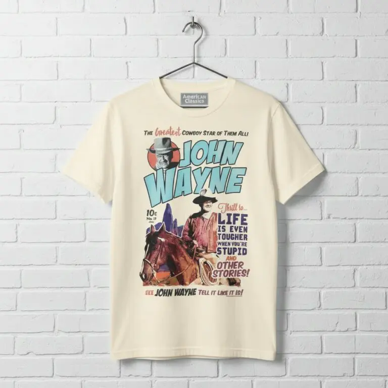 John Wayne Greatest Cowboy Star Men's T Shirt