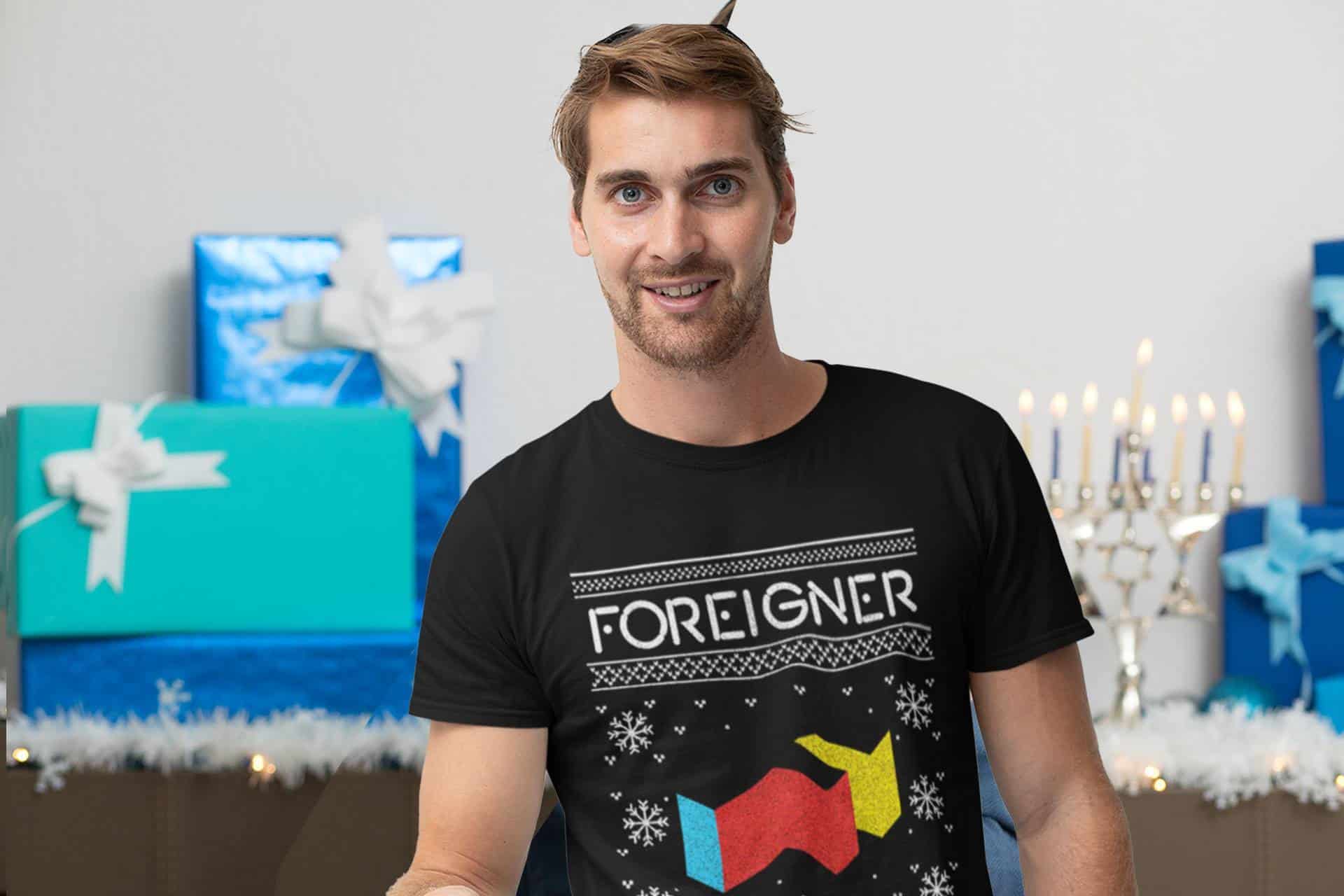 Foreigner festive agent provocateur Christmas T-shirt