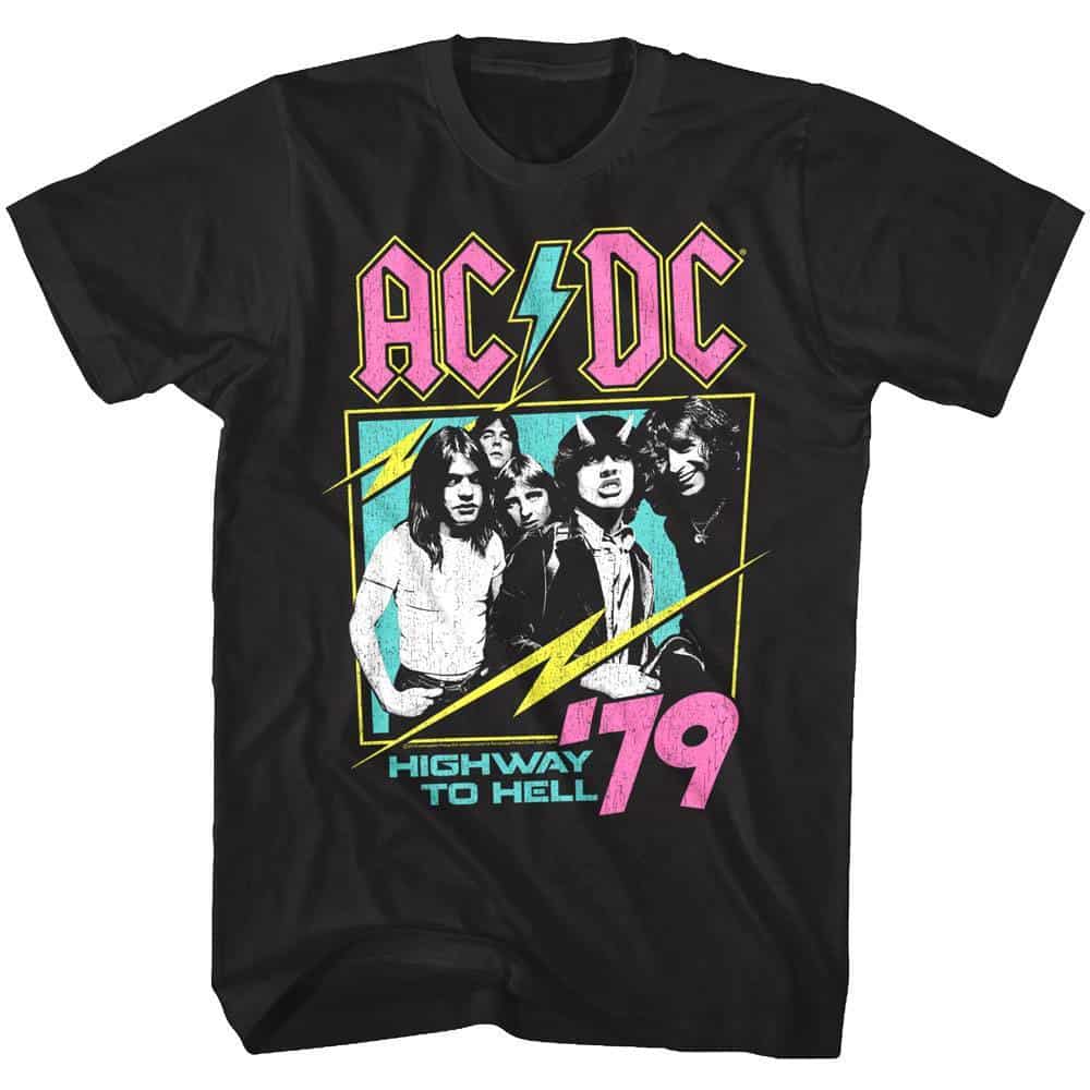 ACDC Neon Highway to Hell T-Shirt