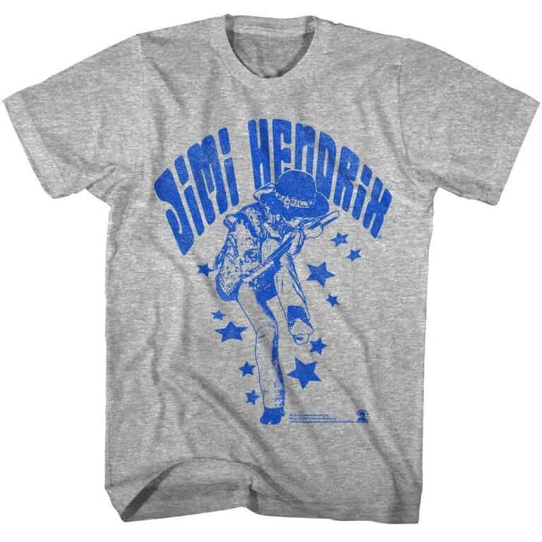Jimi Hendrix Star Kick Men’s T Shirt