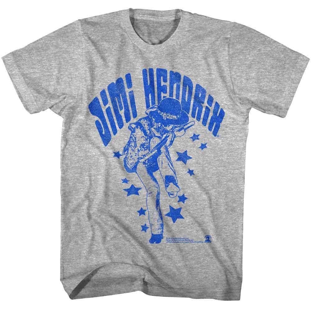 Jimi Hendrix Star Kick Men’s T Shirt