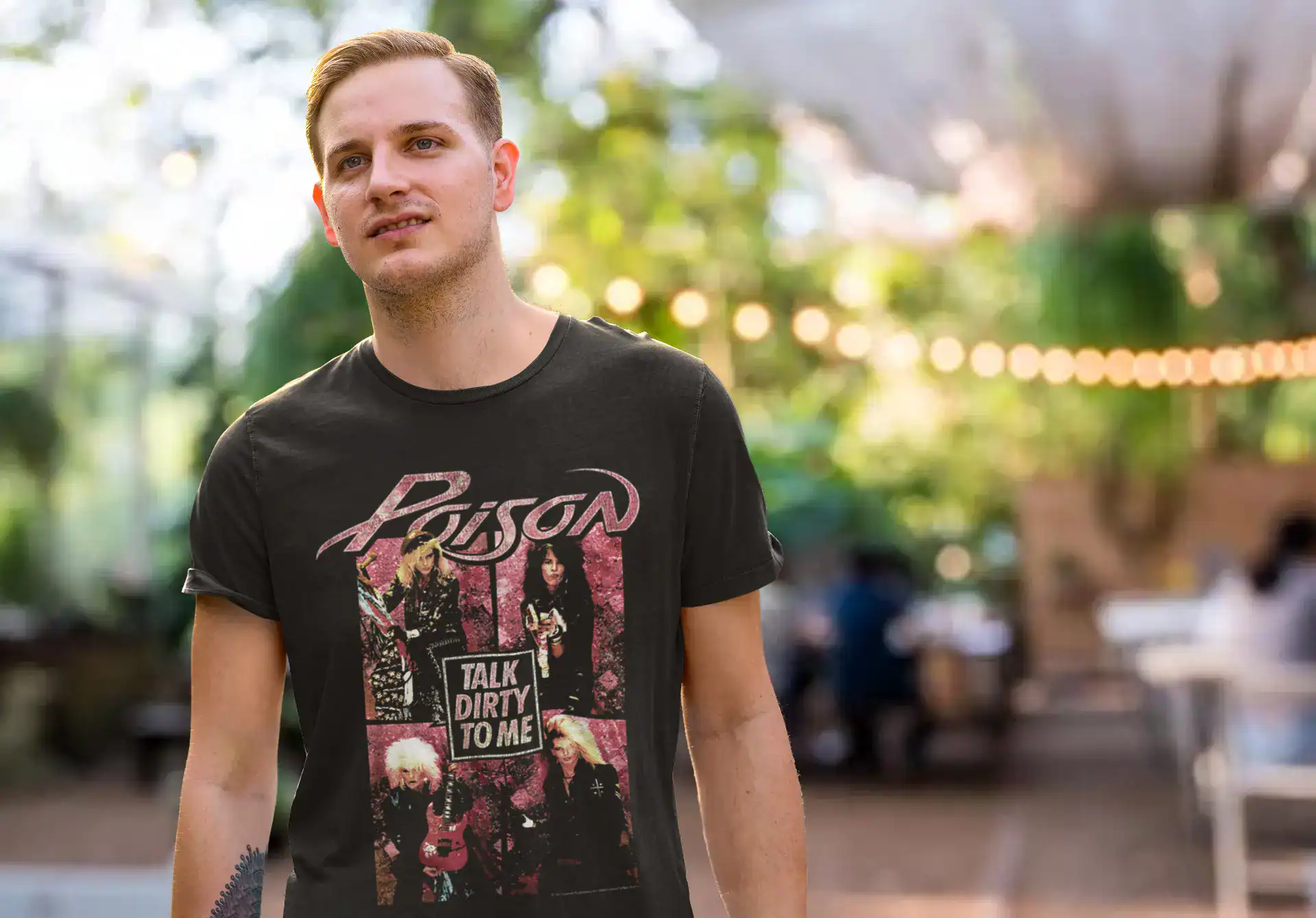 Poison Talk Dirty To Me Men’s T Shirt