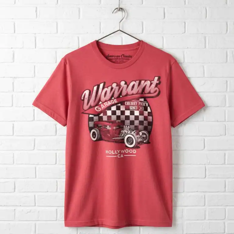 Warrant Garage Cherry Roadster Men’s T Shirt walla