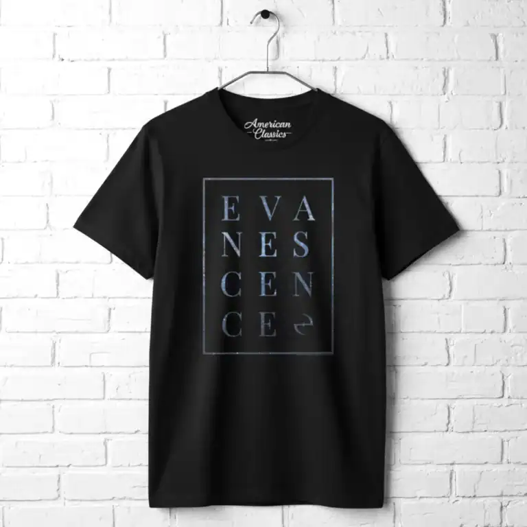 Evanescence Vintage Block Logo Men's T Shirt wall