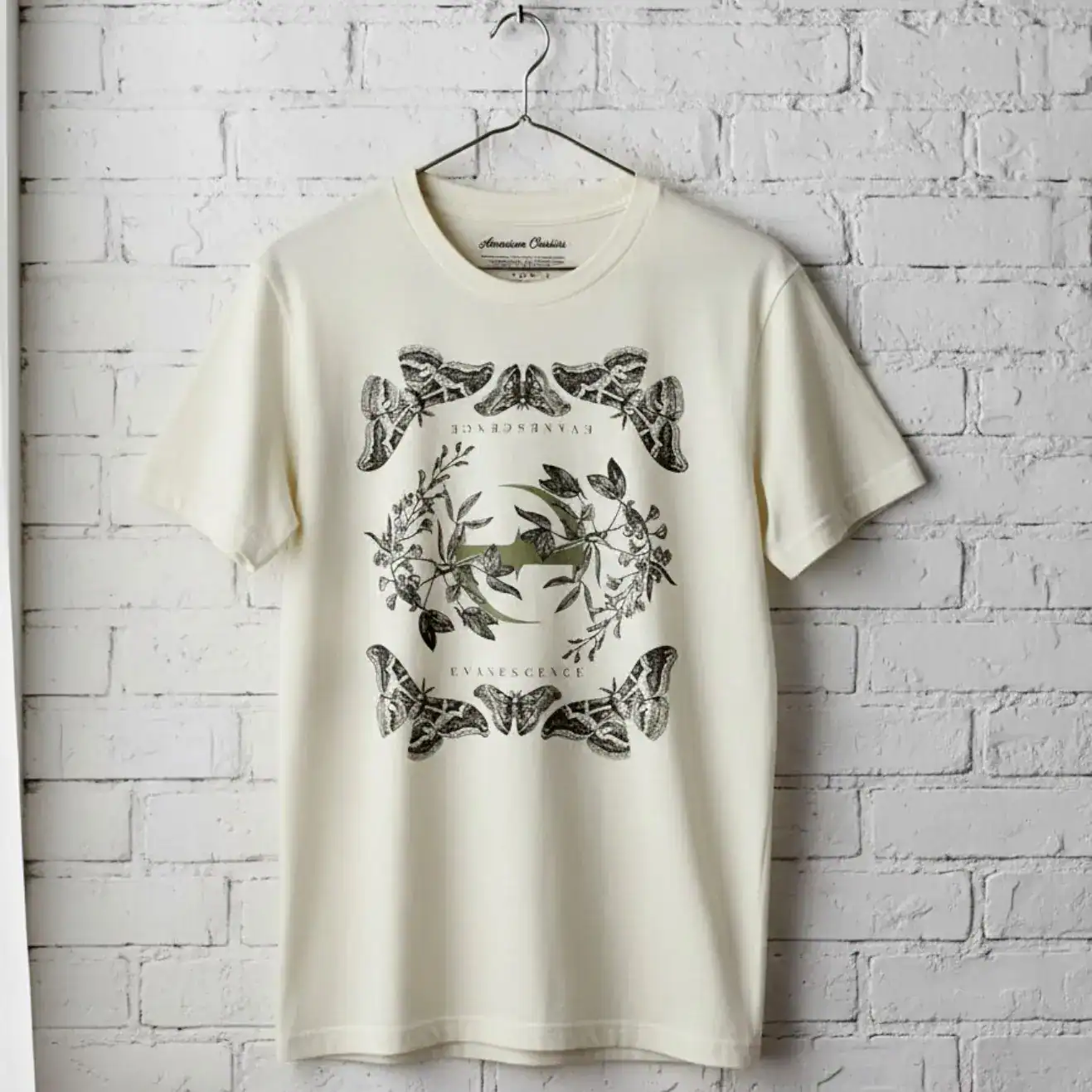 Evanescence Sweet Sacrifice Moth Men's T Shirt wall