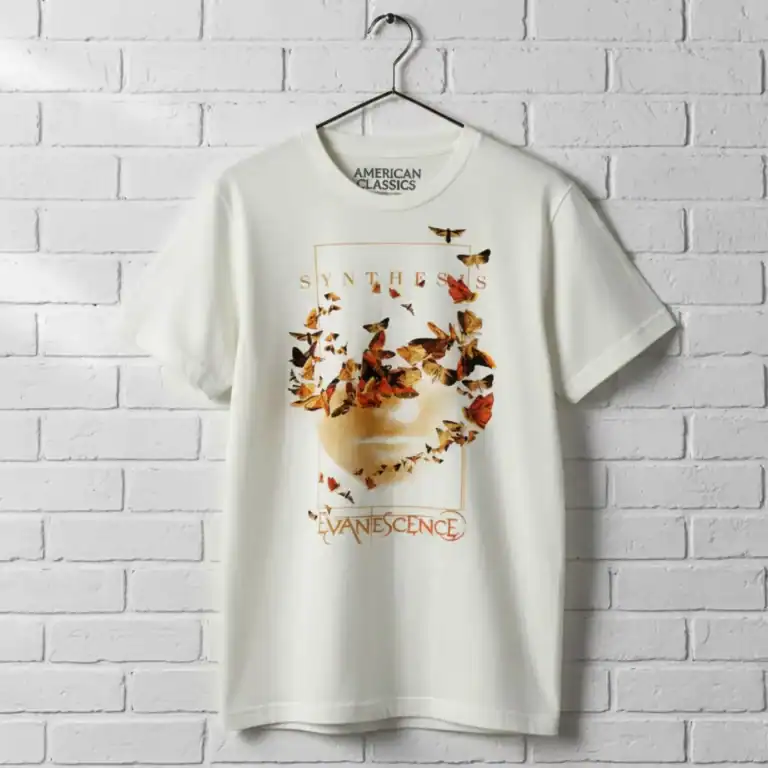 Evanescence Butterfly Synthesis Men's T Shirt wall