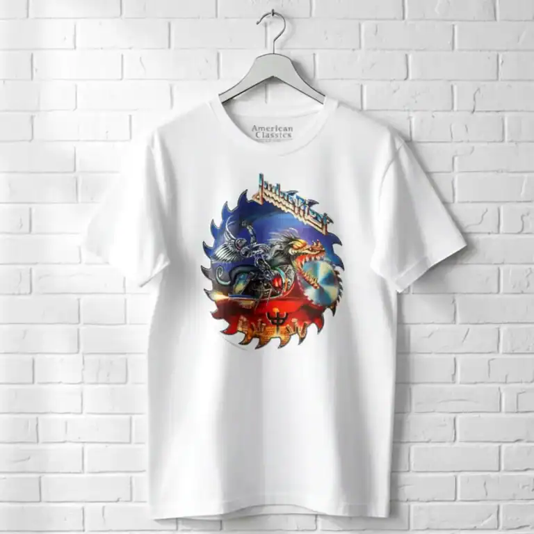 Judas Priest Saw Painkiller Men's T-Shirt wall