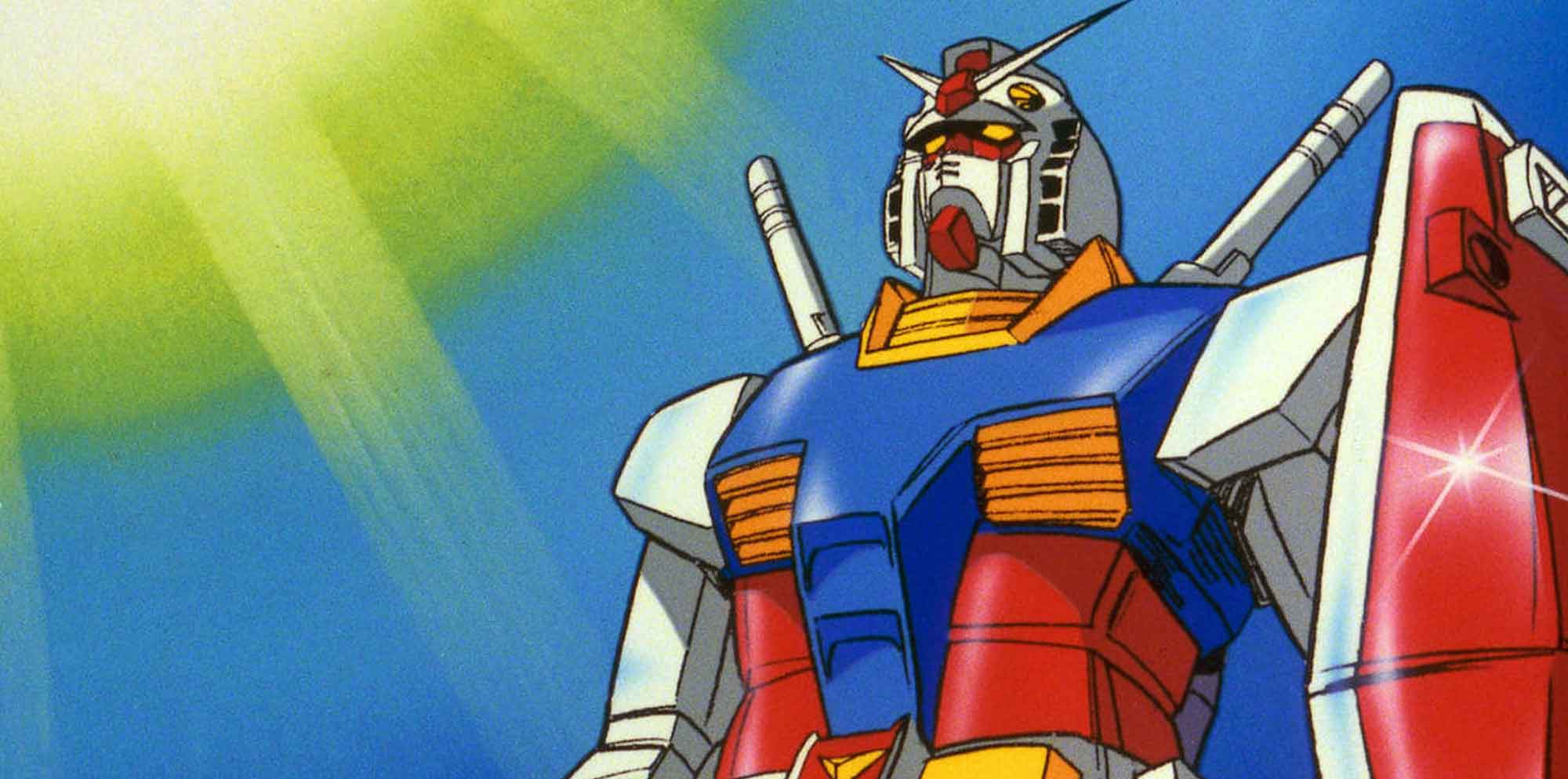 Iconic robot from classic anime series with bold colors and detailed mechanical features.