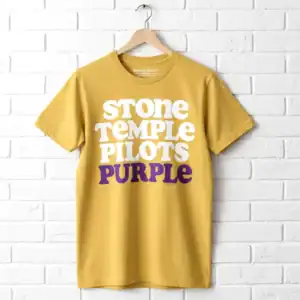 Stone Temple Pilots Purple Men's T Shirt