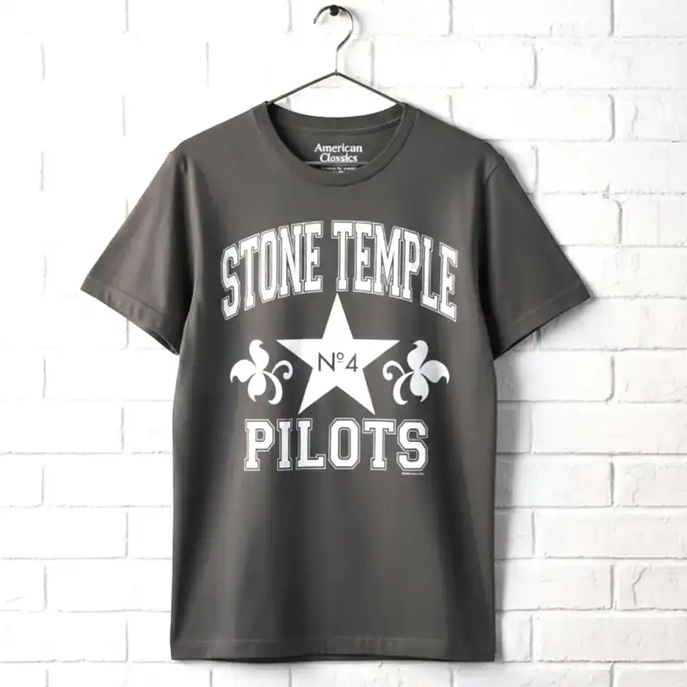 Stone Temple Pilots No 4 Varsity T Shirt
