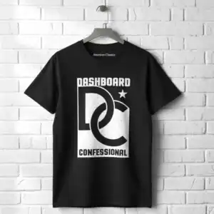 Dashboard Confessional Star Logo Men's T Shirt wall