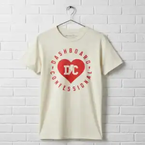 Dashboard Confessional Heart Men's T Shirt wall