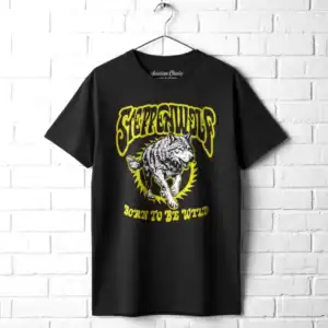 Steppenwolf Born to be Wild Wolf Men's T Shirt