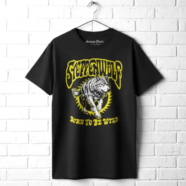 Steppenwolf Born to be Wild Wolf Men's T Shirt