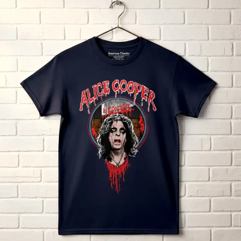 Alice Cooper Headless In Concert Men's T-Shirt wall