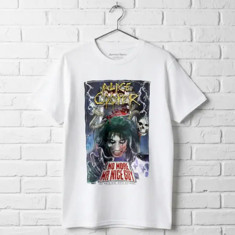 Alice Cooper No More Mr Nice Guy Men's T-Shirt wall