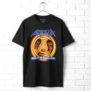 Anthrax State of Euphoria Men's T Shirt wall