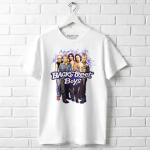 Backstreet Boys Signatures Men's T-Shirt wall