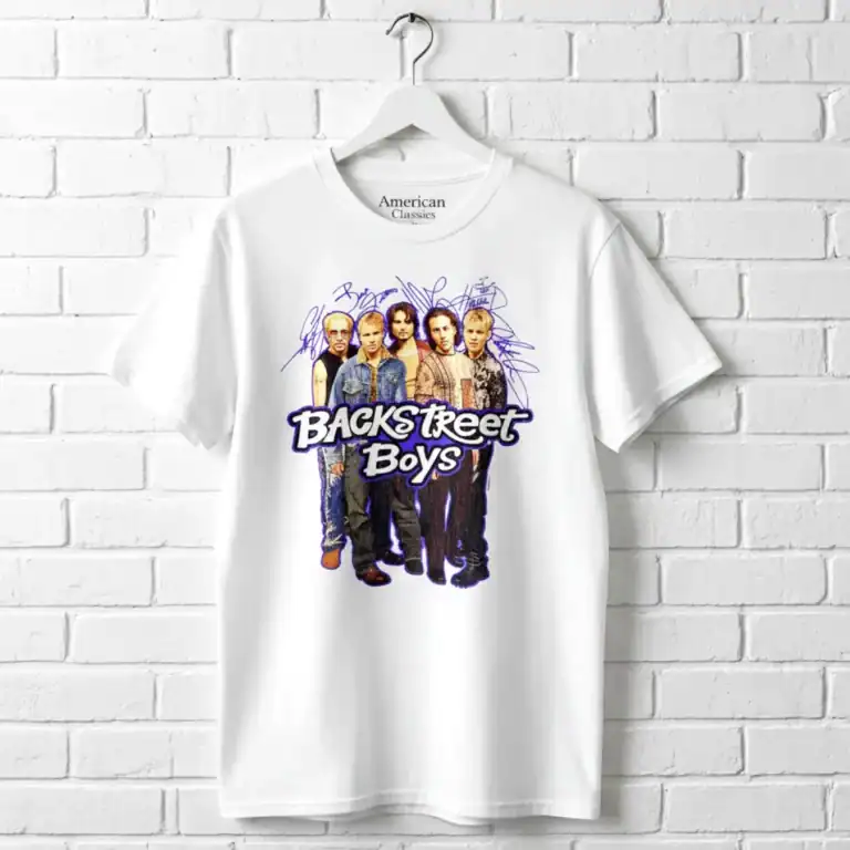 Backstreet Boys Signatures Men's T-Shirt wall
