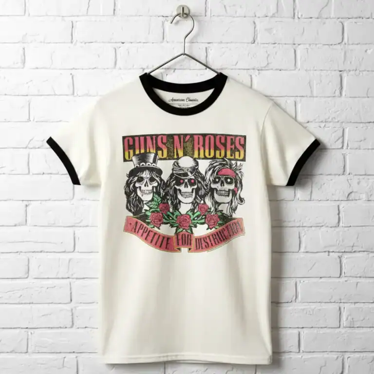 Guns n Roses Appetite for Destruction Ringer T Shirt